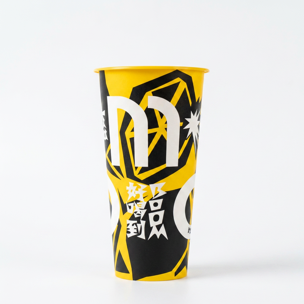 Yellow Burst Tea Cup