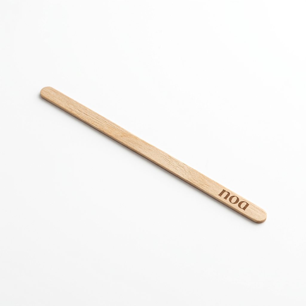 Noa Branded Wood Stirrer