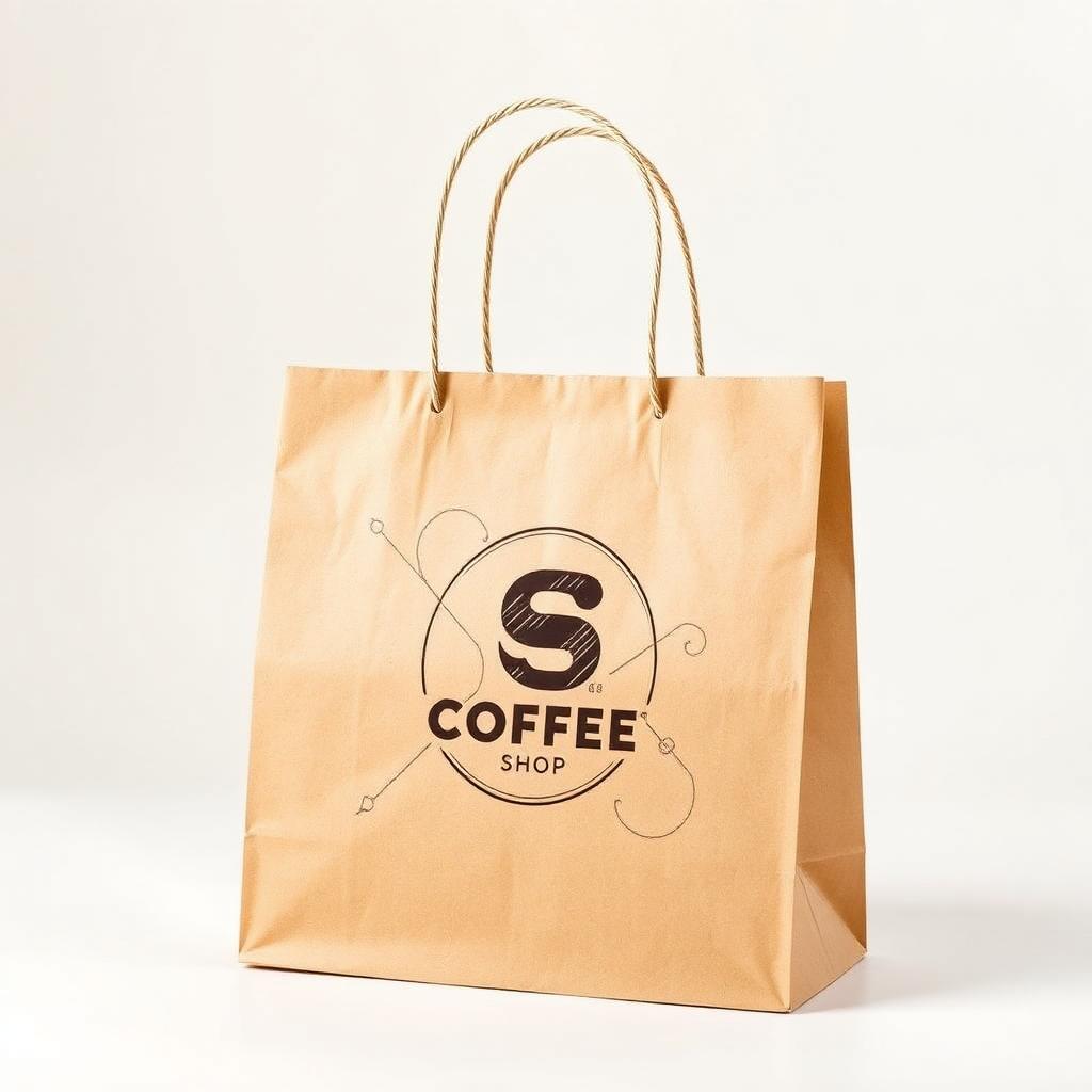 Kraft Takeaway Bag